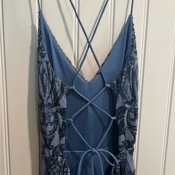 Blue prom dress - Picture 5 of 7